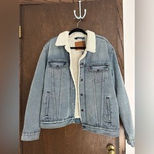 Levi Fur Lined Jean Jacket